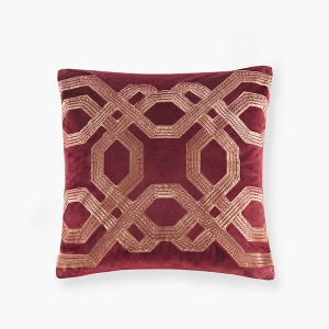 LIVN CO. Traditional Braided Square Decorative Pillow - 1 of 4