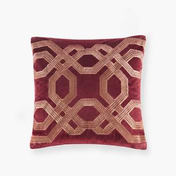 LIVN CO. Traditional Braided Square Decorative Pillow