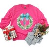 Simply Sage Market Women's Graphic Sweatshirt Nutcracker Wreath Coquette - 3 of 4