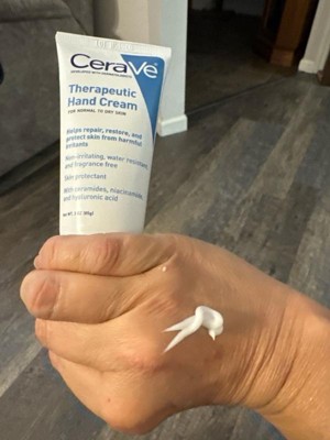 Cerave Therapeutic Hand Cream For Dry Cracked Hands Unscented - 3oz ...