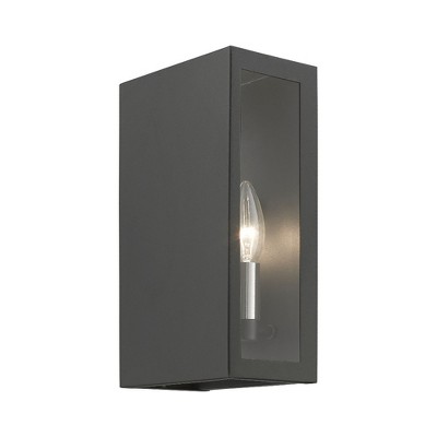 Livex Lighting Winfield 2 - Light Wall Light in  Textured Black/Brushed Nickel