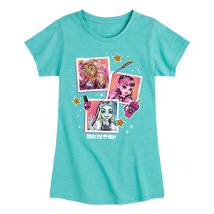 Girls' - Mattel - Girl Squad Pop Art Fitted Short Sleeve Graphic T-Shirt - 1 of 4
