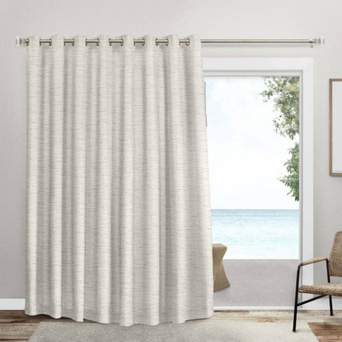 100 X84 Burke Patio Grommet Top Single Blackout Curtain Panel Target - Single Patio Door Curtain Panel