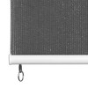 Aghana Digitals Anthracite HDPE Outdoor Roller Blind 86.6"x55.1" - UV Blocking, Airflow, Easy - 4 of 4