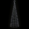 Aghana Digitals 118.1" Outdoor LED Christmas Tree with 570 Cold White Lights, 8 Effects, Metal - 3 of 4