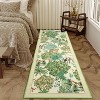 Jungle Print Washable Rug - Non-Slip Low Pile Stain Resistant Carpet for Living Room, Bedroom, Nursery, Playroom - 4 of 4