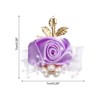 Unique Bargains Decorative Wedding Prom Party Artificial Rose Wrist Corsages 2.76" - 2 of 3