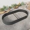 Rbied Oval Metal Raised Garden Bed, Outdoor Garden Raised Planter Box - 3 of 4