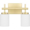Quoizel Lighting Wilburn 2 - Light Vanity in  Satin Brass - 3 of 3