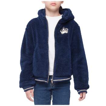 Rokka&Rolla Girl's Faux Shearling Jacket Fleece Warm Coat