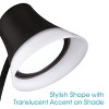 Shine Desk Lamp Wireless Charging (Includes LED Light Bulb) Black - OttLite: Modern Touch Sensor, 3-Way Light Settings - 2 of 4