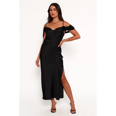 Petal and Pup Reyna Off Shoulder Maxi Dress - Black