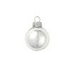Northlight 6ct Silver Shiny Finish Glass Christmas Ball Ornaments - 4" (100mm) - 4 of 4