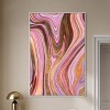 Doll Memories - Pink Geode Canvas Mineral Agate Geode Wall Art by Art Remedy Framed - 2 of 4