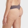 Women's Luxe Stretch Thong Underwear with Lace Waistband - Auden™ - 2 of 4