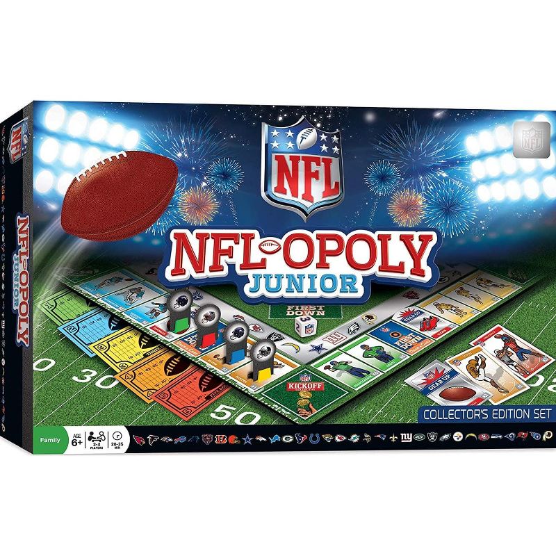 MasterPieces Inc NFL-opoly Junior Board Game | Collector's Edition Set, 1 of 4