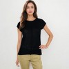 Anna-Kaci Women's Sleeveless Knit Top With Seam Front Detail - image 4 of 4