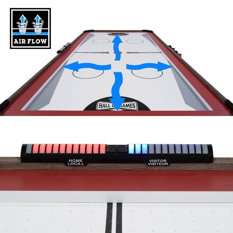 Hall of Games 66&#34; Air Powered Hockey with Table Tennis Top, 4 of 8