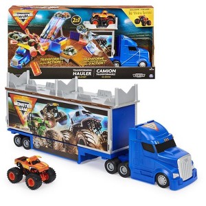 Monster Jam Official 2-in-1 Transforming Hauler Playset with Exclusive 1:64 Scale El Toro Loco Die-Cast Monster Truck - 1 of 4
