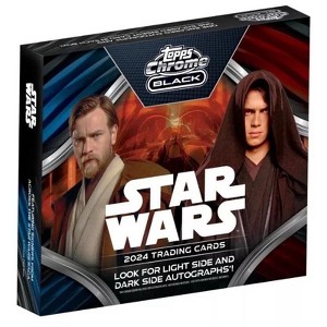 Topps 2024 Star Wars Chrome Black Hobby Box - 1 of 4