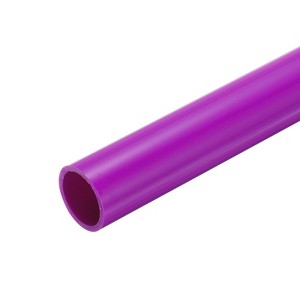 Unique Bargains High Impact Water Plumb Cable Sleeve PVC Rigid Round Pipes 20" Length - 1 of 4