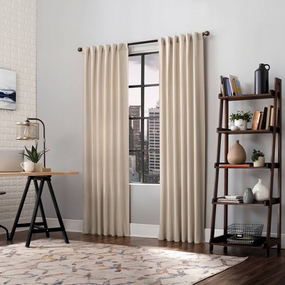 Scott Living Scott Living Renato Linen Blend Semi-Sheer Back Tab Curtain Panel