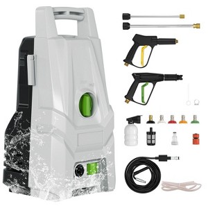 Topteng Electric Pressure Washer 3200 PSI, 1.8 GPM, 1400W, Corded Cold Water, Foam Cannon & 4 Quick-Connect Nozzles – For Cars, Patios, Driveways - 1 of 4