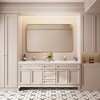 Rectangular Framed Tempered Glass Wall-Mounted Bathroom Vanity Mirror - 3 of 4