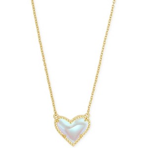 Heart Pendant Necklace Adjustable Chain Length Fashion Jewelry for Women - 1 of 4