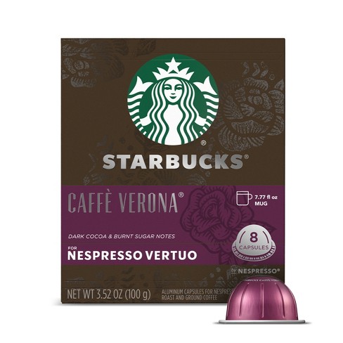 Starbucks By Nespresso Vertuo Line Pods Dark Roast Coffee French Roast  (target Exclusive) - 8ct/4.4oz : Target