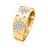 Ross-Simons 0.21 ct. t.w. Diamond Starburst Ring in 18kt Gold Over Sterling Size 7 - 2 of 3