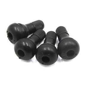 Unique Bargains Tubeless Wheel Tyre Tire Valve Stem for Truck Car Auto 35mm Length Black 4pcs - 1 of 4