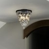 ALOADECOR 3-Lights 12 " Teardrop Glass Chandelier  Pendant Lamp - 2 of 4