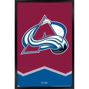 Trends International NHL Colorado Avalanche - Logo 21 Framed Wall Poster Prints - 1 of 4