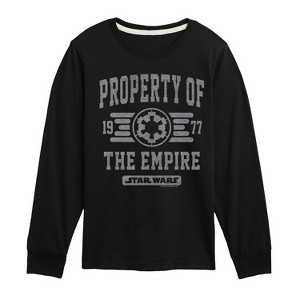 Boys' - Star Wars - Property Of Empire Long Sleeve Graphic T-Shirt - 1 of 4