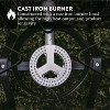 GasOne Outdoor Cooker with High Pressure Steel Braided Hose Propane Burner Camp Stove,  B-5200K - 4 of 4