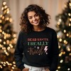 Simply Sage Market Women's Graphic Sweatshirt Dear Santa I Really Tried - 2 of 4