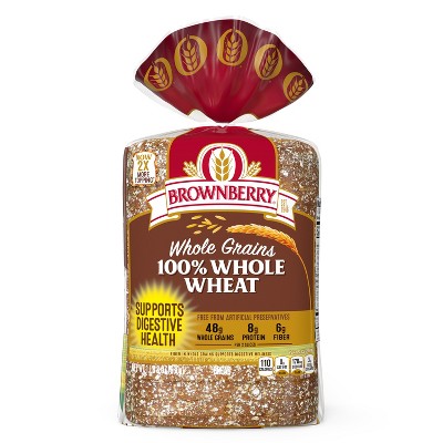 Brownberry 100% Whole Wheat Bread - 24oz : Target