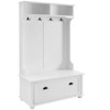 PAGED 40 inch Hall Tree for Entryway,Modern Coat Racks with Open Shelves and Shoe JObinets,Entryway Furniture for Hallway,Living Room,Bedroom - 3 of 4