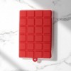 Unique Bargains Ice Mould 24-Cavity Square Ice Tray with Lid Hand Wash Only Silicone 7.28"x4.53"x1.18" 1 Pc - 2 of 3
