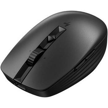 HP 710 Rechargeable Silent Mouse - Track-On-Glass - Wireless - Bluetooth - 2.40 GHz - Rechargeable - USB Type A - 3000 dpi - Tilt Wheel - 7 Button(s)