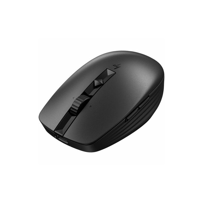 HP 710 Rechargeable Silent Mouse - Track-On-Glass - Wireless - Bluetooth - 2.40 GHz - Rechargeable - USB Type A - 3000 dpi - Tilt Wheel - 7 Button(s), 1 of 7
