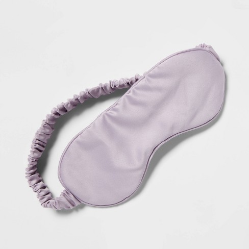 Solid Silk Eye Mask Dark Gray - Casaluna™