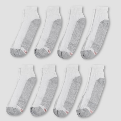 Hanes Men's 8pk Ankle Socks With FreshIQ - 6-12 - image 1 of 3