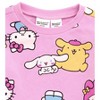 Hello Kitty Girls Fleece Pullover Sweatshirt and Ribbed Flare Leggings Outfit Set Toddler - 4 of 4