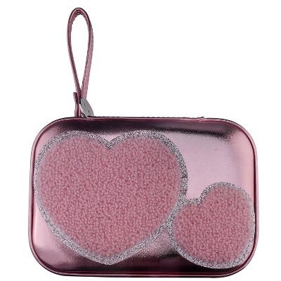 Liv & Ava Glittery Hearts Jewelry Box Pink