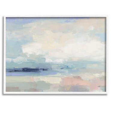 Stupell Industries Abstract Landscape Clouds Scene Framed Giclee Art