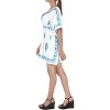 LA LEELA women's Vacation Casual Swim Holiday Beachwear Summer Bathing Suit Cover-up Short Swing Beach Dress for Women 1X-2X White, Solid - 2 of 3
