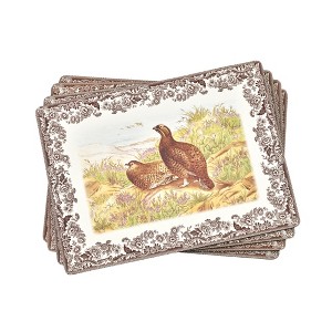 Pimpernel Woodland Placemats – Set of 4 Cork-Backed Table Mats with Nature-Inspired Designs, Heat-Resistant, Easy to Clean - 1 of 4