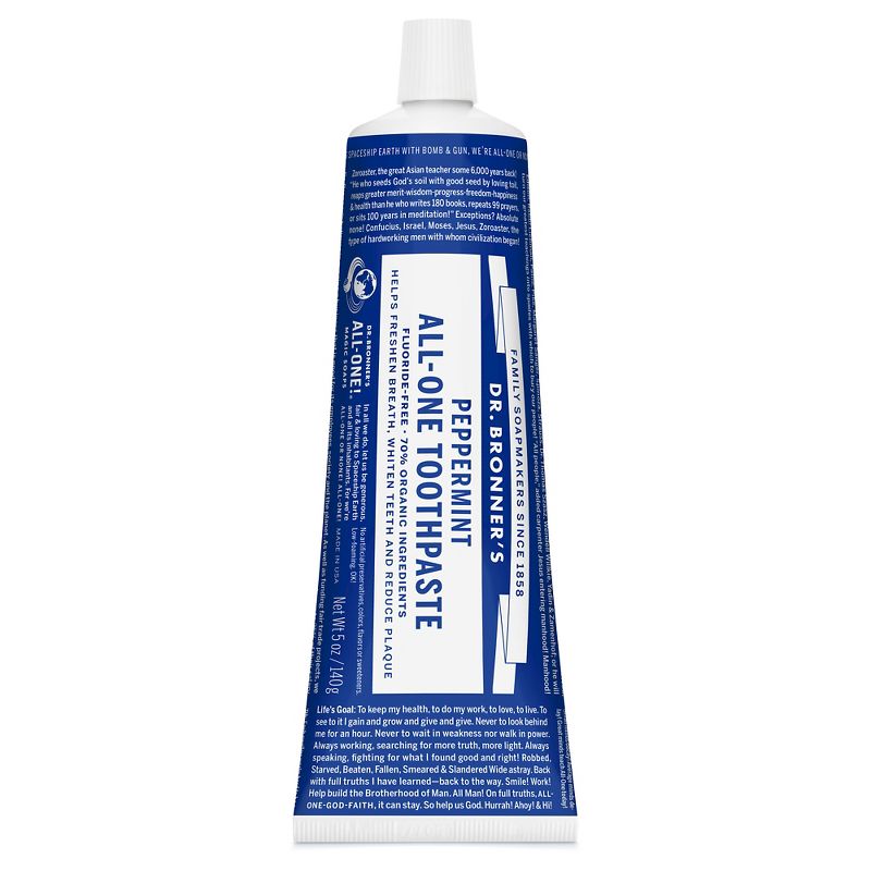 Dr Bronner&#39;s Peppermint All-One Toothpaste - 5oz, 1 of 5